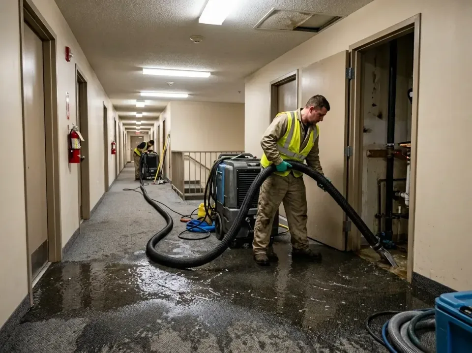 multi-unit-apartment-hallway-f-005 — frequently asked questions, Emergency Burst Pipe Water Extraction & Removal in Perry, OK